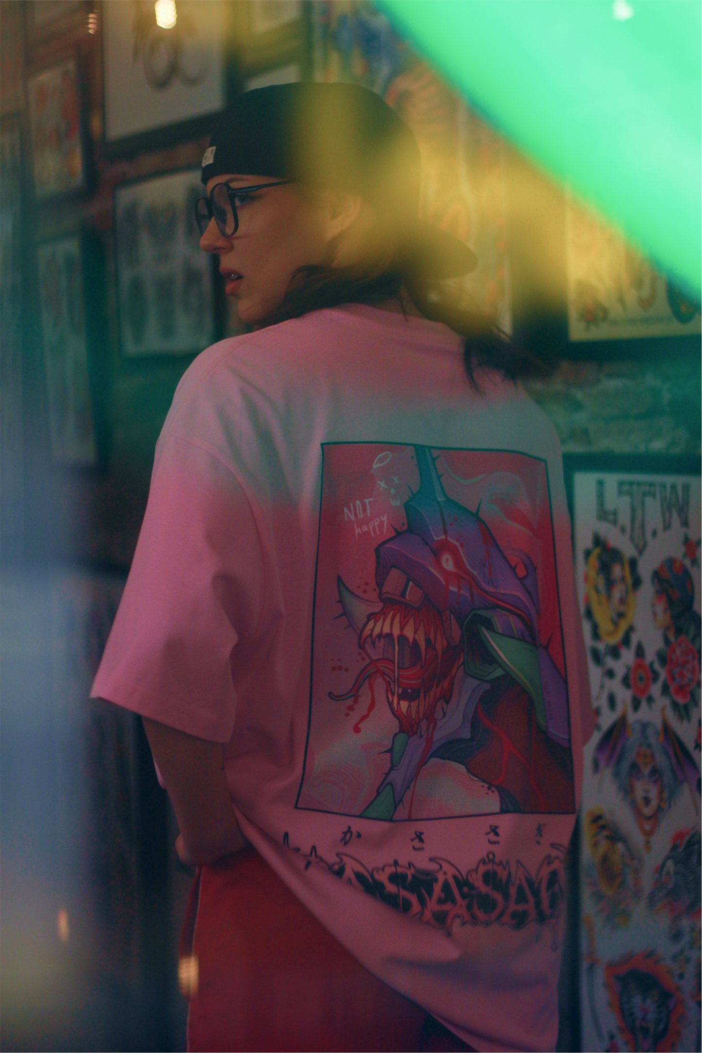 EVA – Oversized T-Shirt Pink